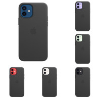 Чехол Leather Case with MagSafe на Iphone 12 mini Black Чехол Leather Case with MagSafe на Iphone 12 mini Black